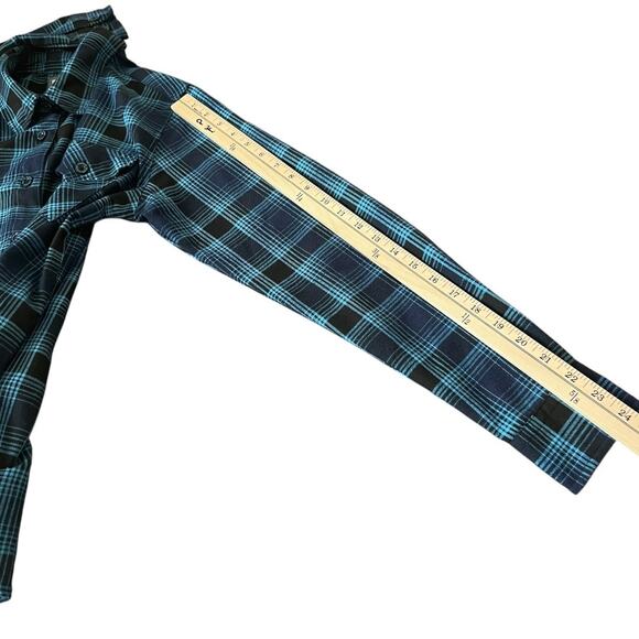 Dixxon Flannel The Conrad Plaid Button Down Long Sleeve Shirt Women Size M - Picture 8 of 10